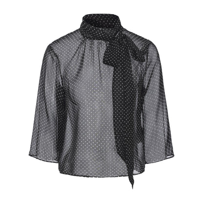 MOONLIGHT CHIFFON TIE SHIRT
