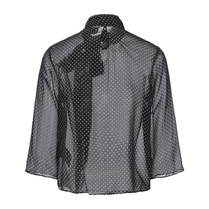MOONLIGHT CHIFFON TIE SHIRT