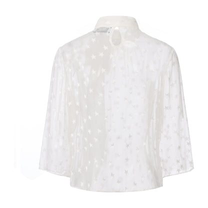 MOONLIGHT CHIFFON TIE SHIRT