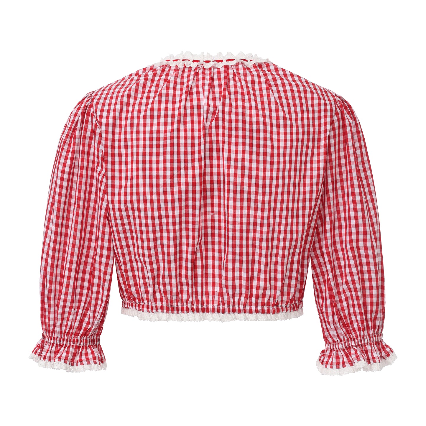 Red Gingham Lovie Top + Skirt Set