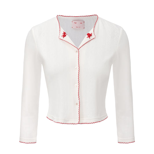 Red Rose Brunch Cardigan