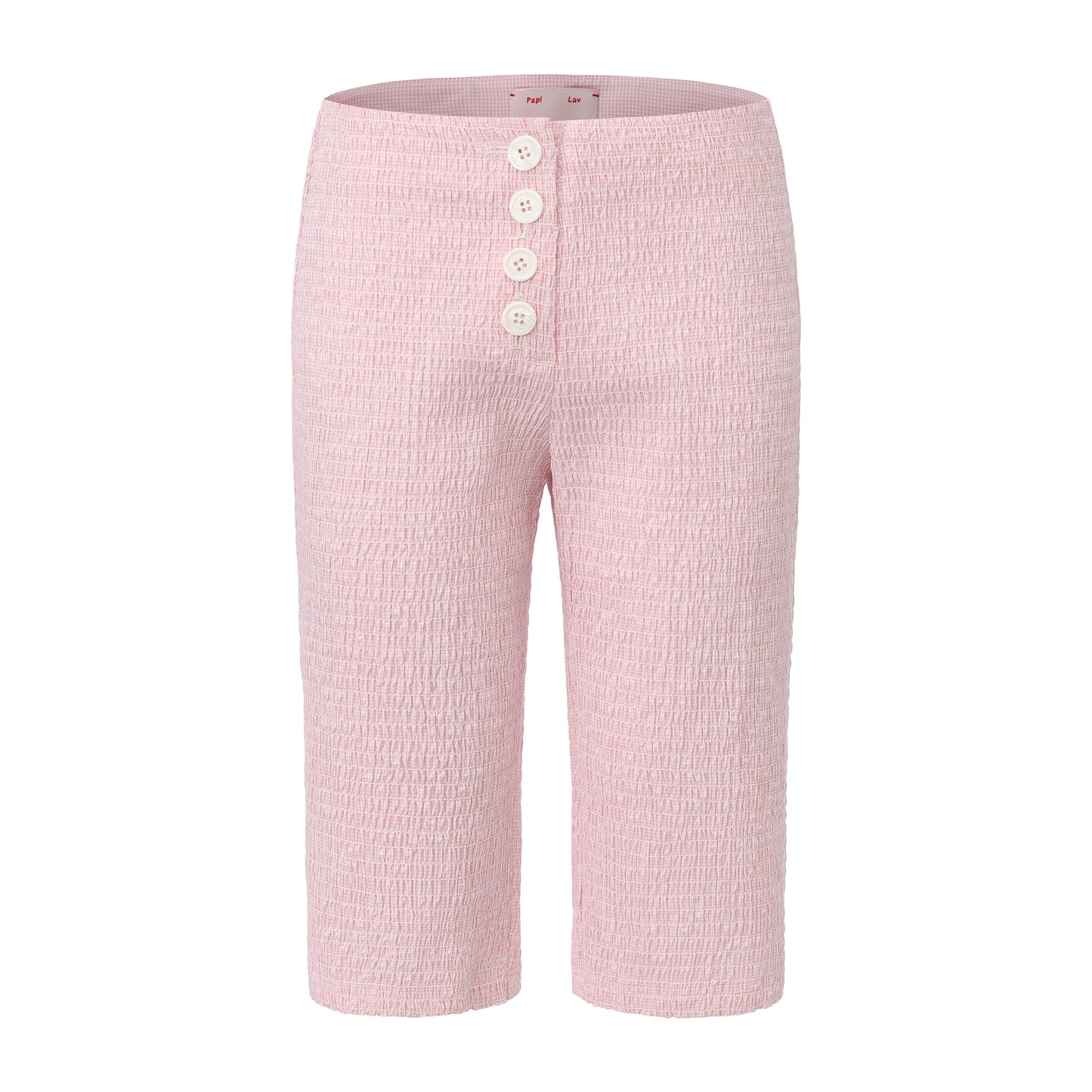 Pink Gingham Marshmallow Top and Pants Set