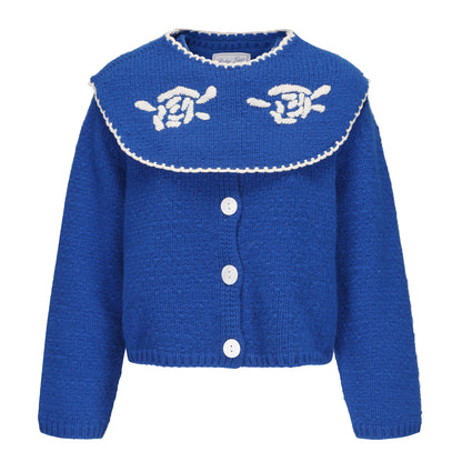 BLUE GRANNY CARDIGAN