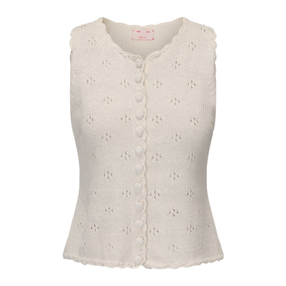 BEIGE DEMURE VEST