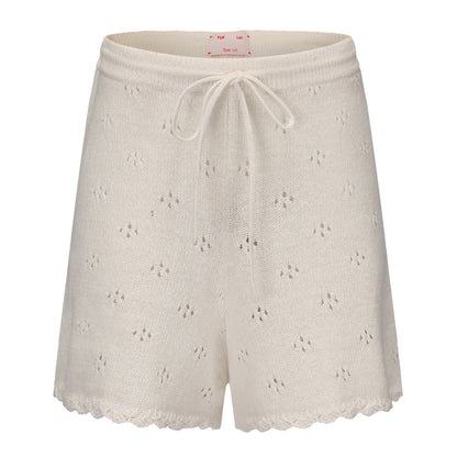 BEIGE DEMURE SHORTS