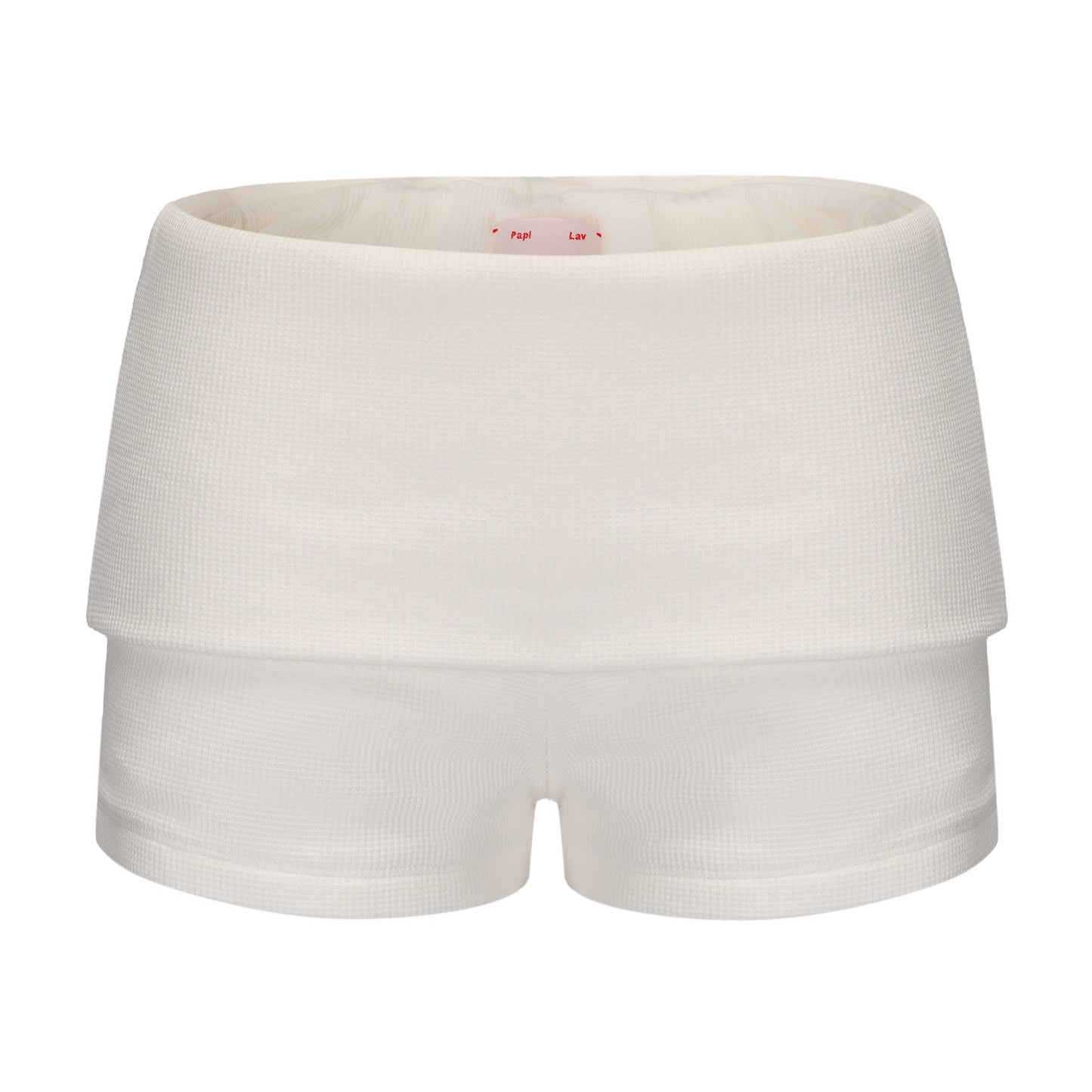 WHITE RIZZ SHORTS
