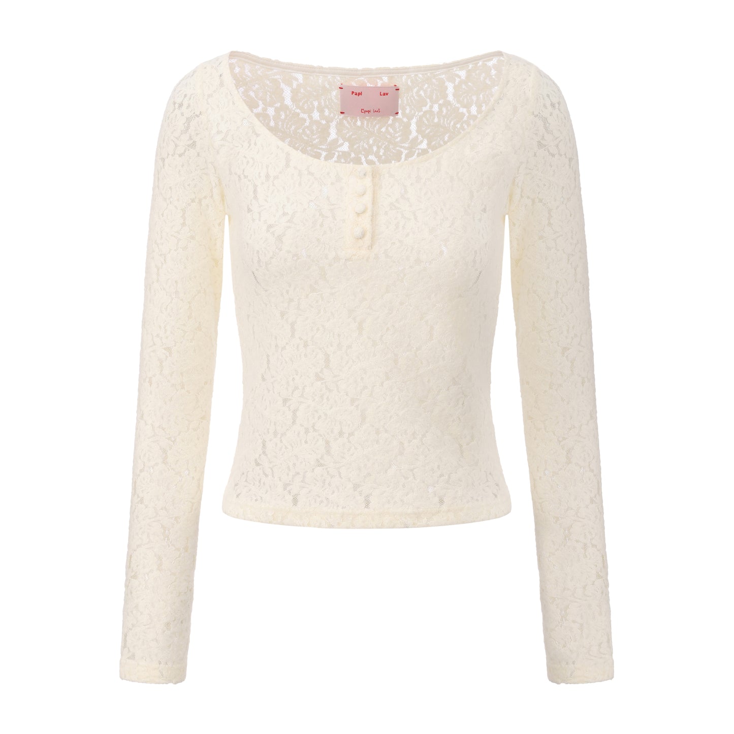 CREAM LACE ROSE TOP AND VAGUS SKIRT SET