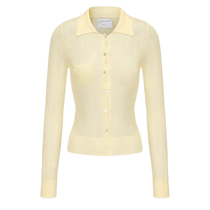 YELLOW ELSA KNIT SHIRT