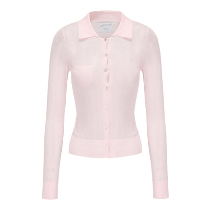 PINK ELSA KNIT SHIRT