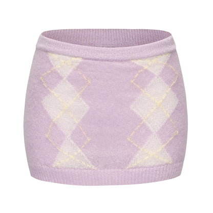 PURPLE STRAIGHT-A STUDENT SKIRT