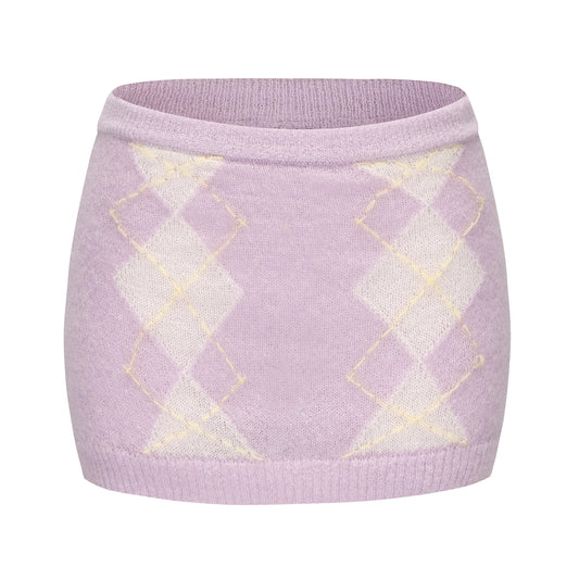 PURPLE STRAIGHT-A STUDENT SKIRT