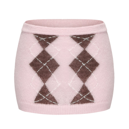 PINK STRAIGHT-A STUDENT SKIRT