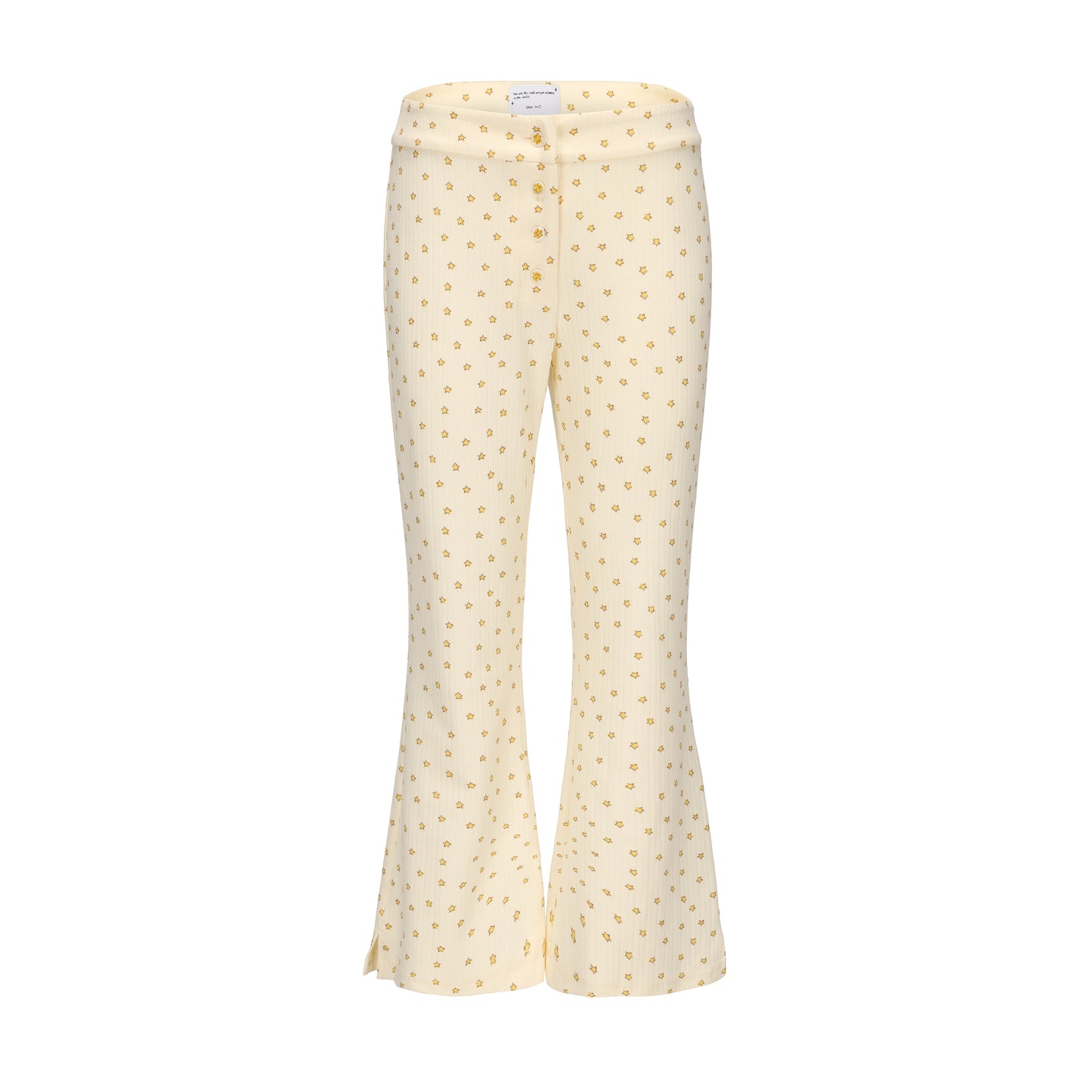 YELLOW STAR PRINT GABI PANTS
