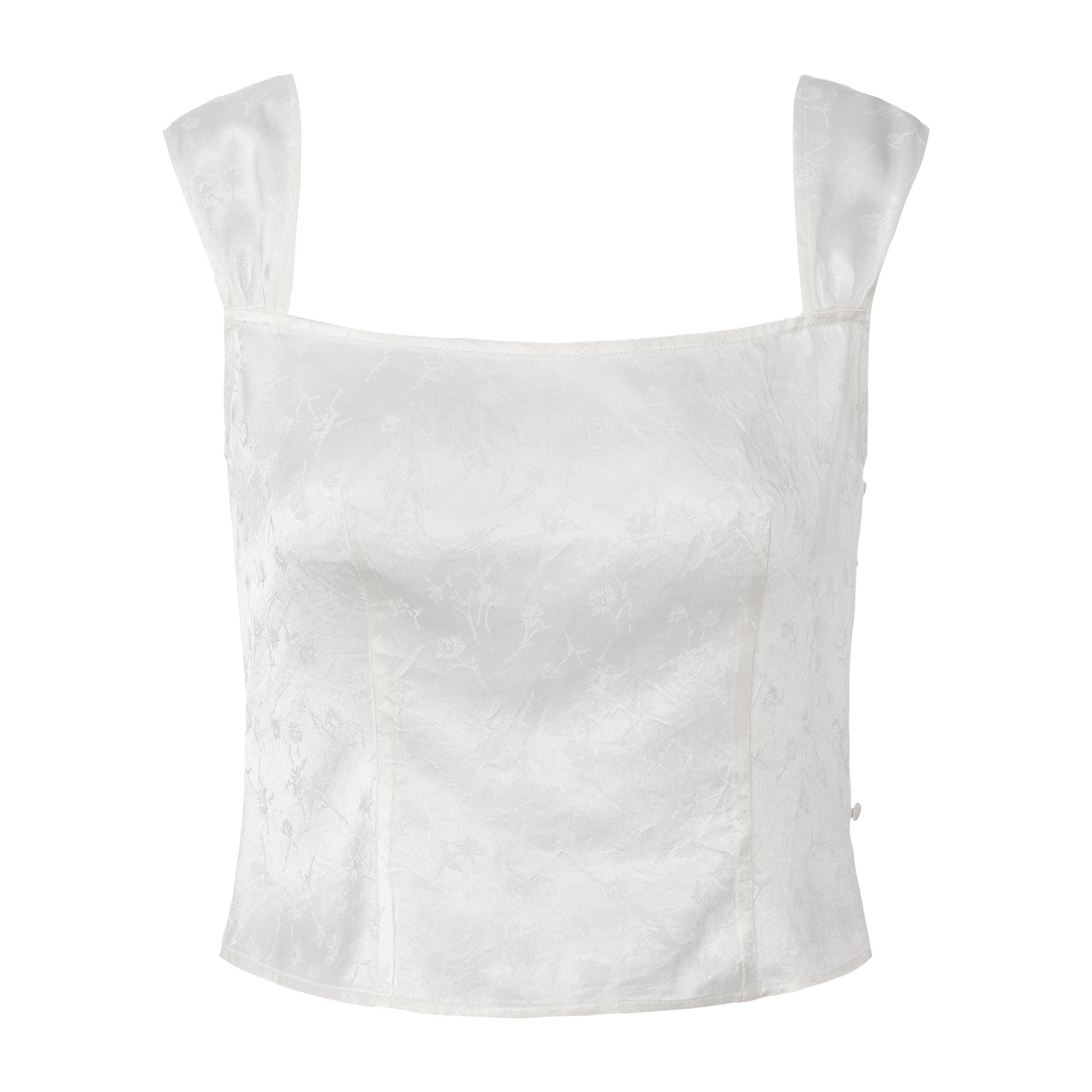 WHITE JACQUARD IRIS SET x GARBO