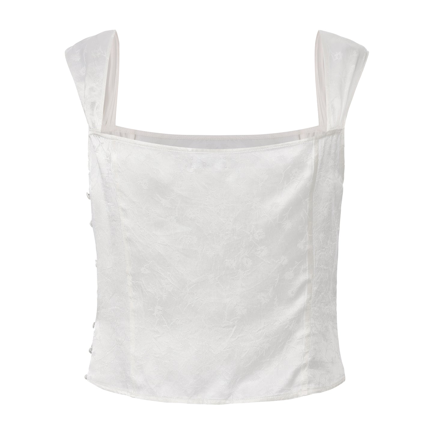 WHITE JACQUARD IRIS SET x GARBO