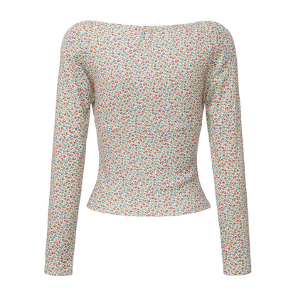 FLORAL PRINT WELL-EDUCATED TOP