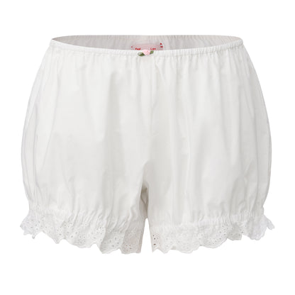 White Lounge Top and Shorts Set