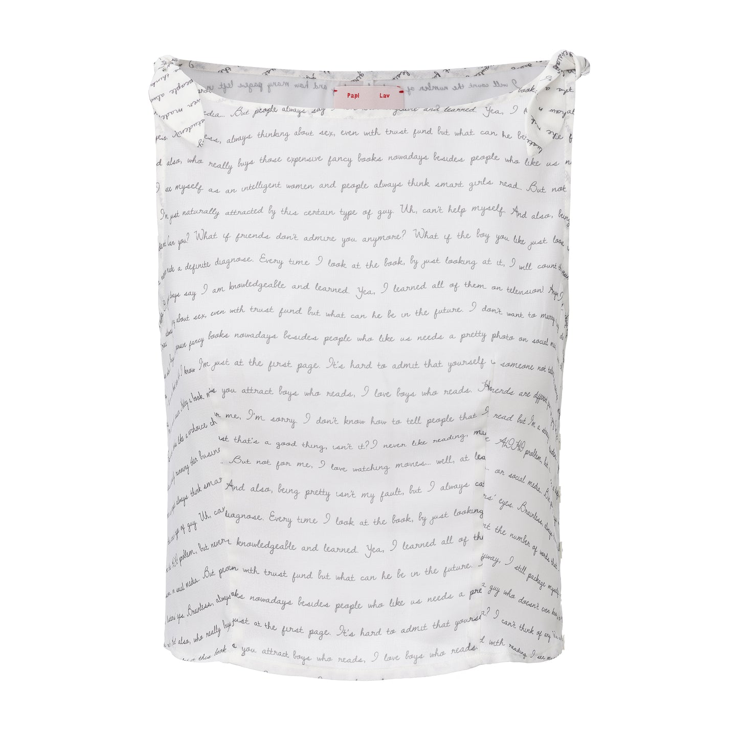 Diary Print Rosy Top