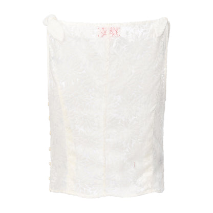 White Daisy Rosy top