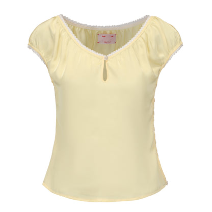 YELLOW BLUSHY TOP