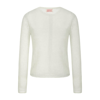 SAGE GREEN FUZZY MOHAIR CARDIGAN