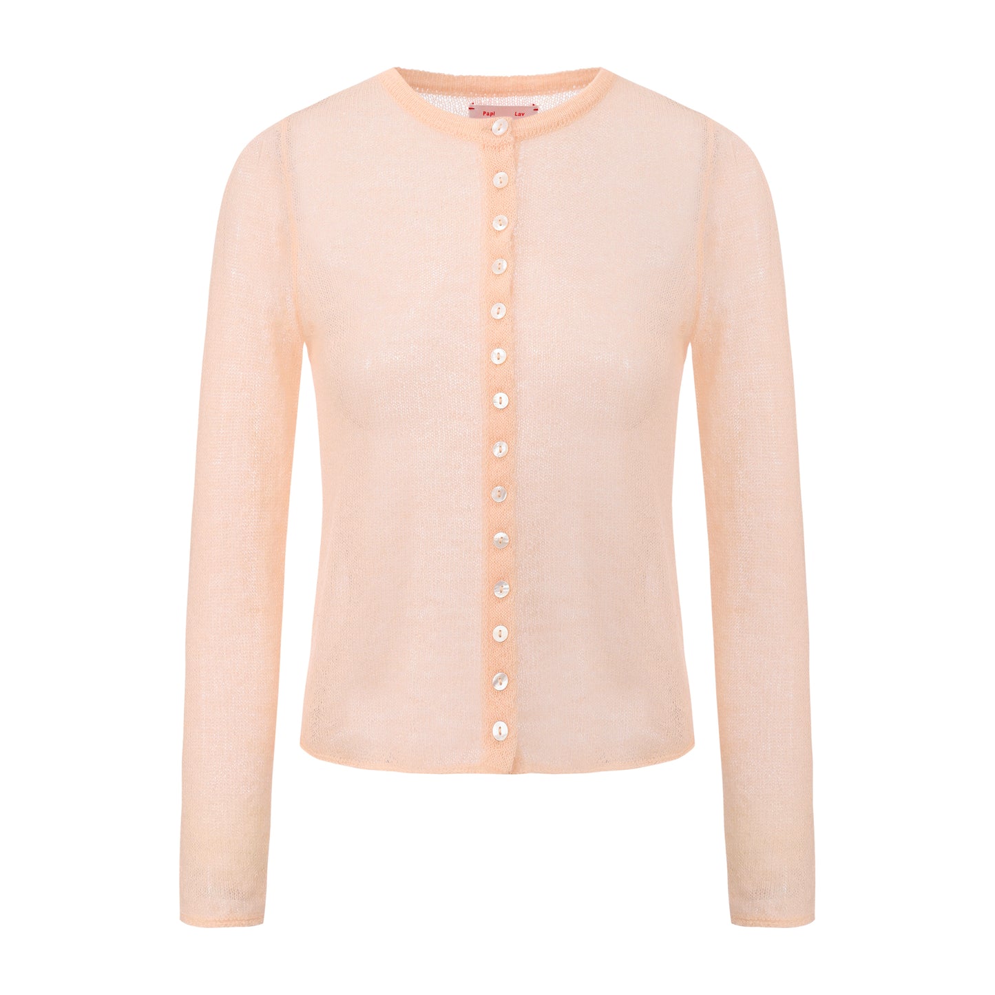 SAGE CREAM FUZZY MOHAIR CARDIGAN