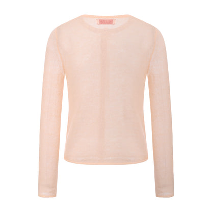 SAGE CREAM FUZZY MOHAIR CARDIGAN