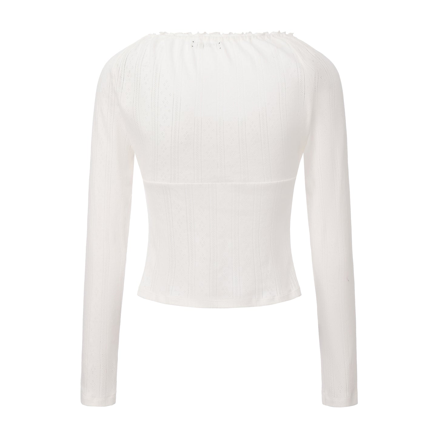 WHITE WELL-EDUCATED TOP
