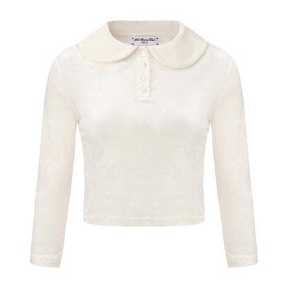 WHITE GENTLE TOP