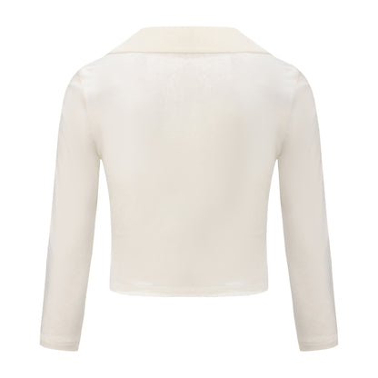 WHITE GENTLE TOP