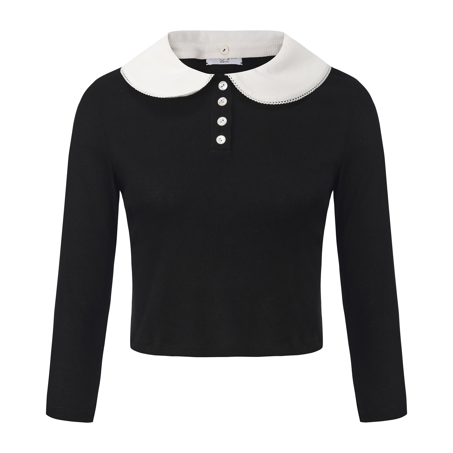 BLACK GENTLE TOP