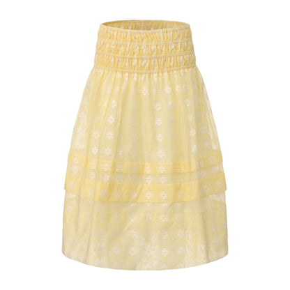 YELLOW JACQUARD SUGAR-FREE SET