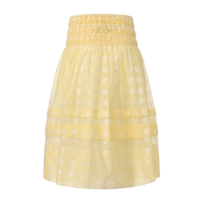 YELLOW JACQUARD SUGAR-FREE SET
