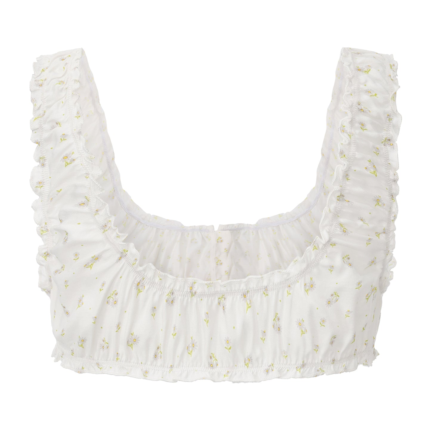 WHITE PRINT MANMAN BRA