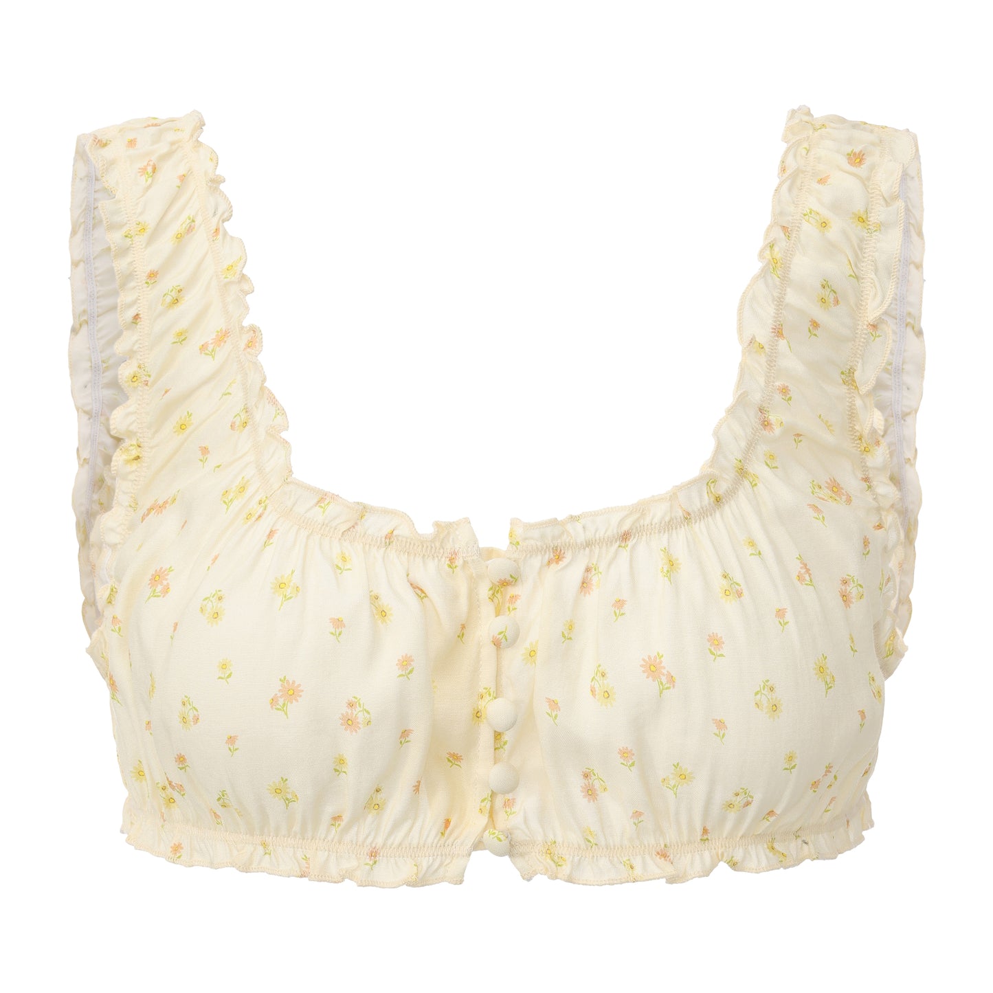 YELLOW PRINT MANMAN BRA