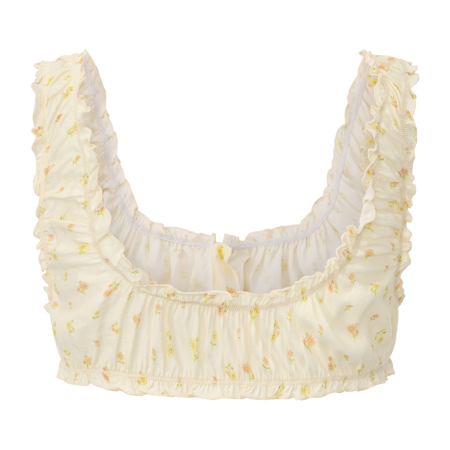 YELLOW PRINT MANMAN BRA