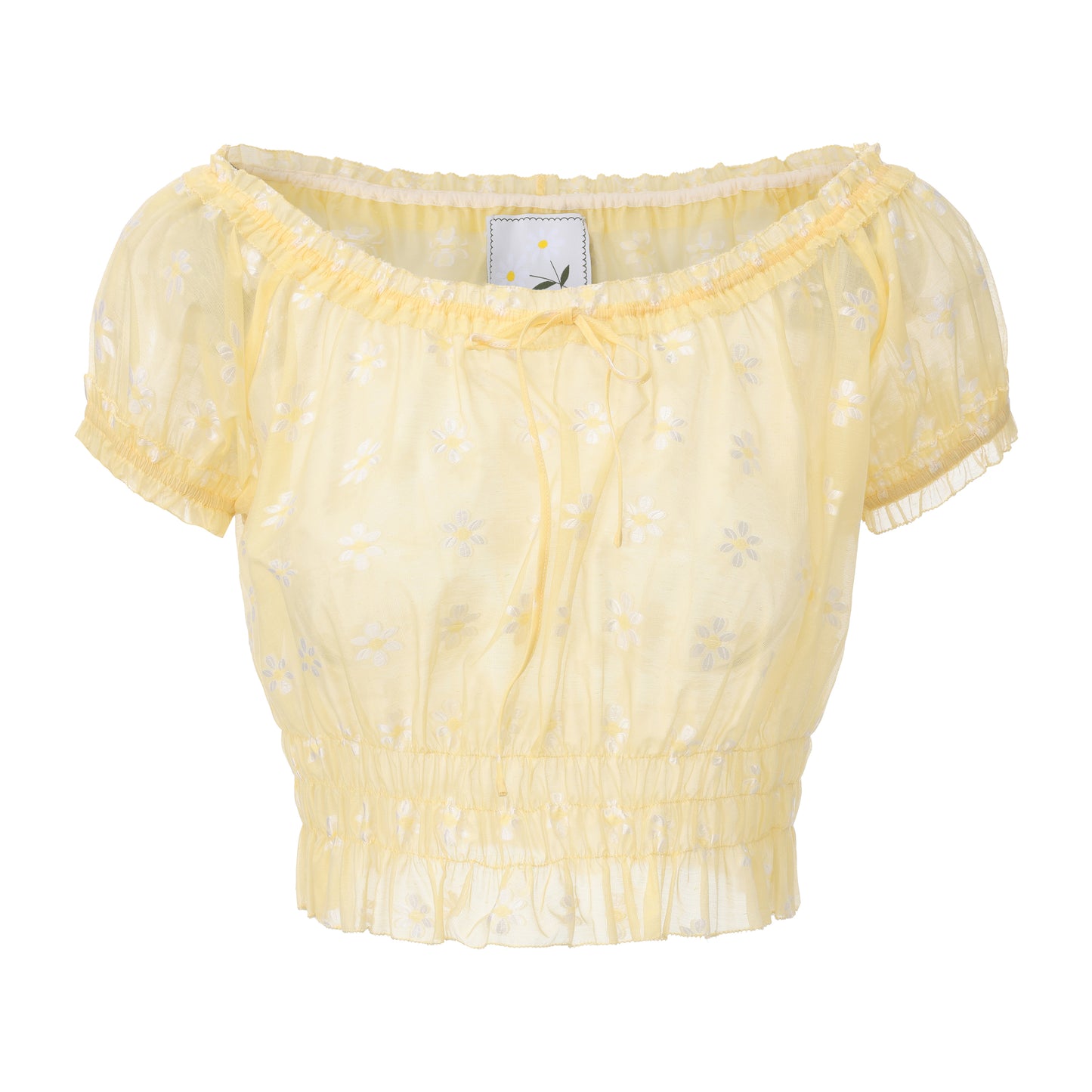 YELLOW JACQUARD SUGAR-FREE SET