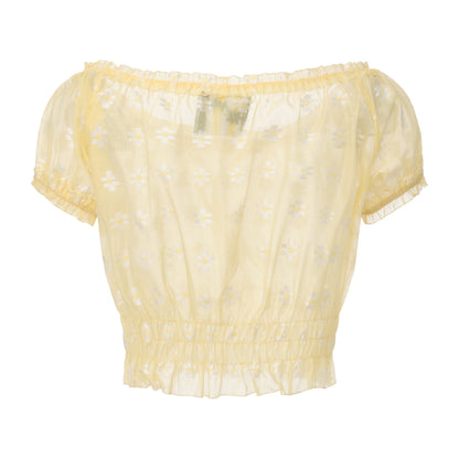 YELLOW JACQUARD SUGAR-FREE SET