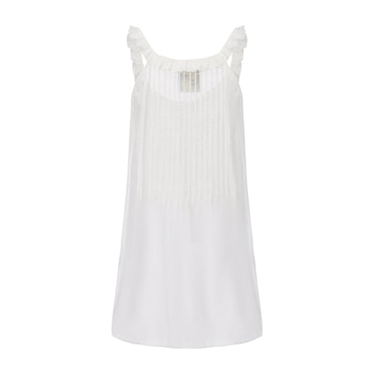 WHITE POLKA DOT ANGEL DRESS