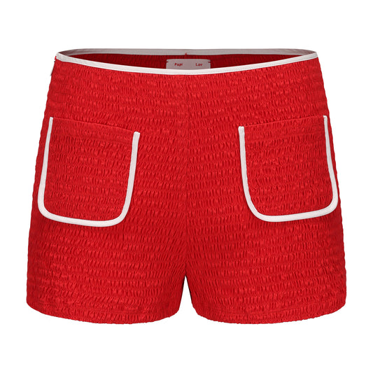 RED GRIGGLE SMOCK SHORT