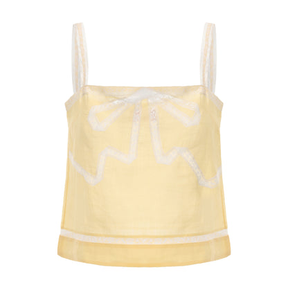 YELLOW BELLA BOW TOP