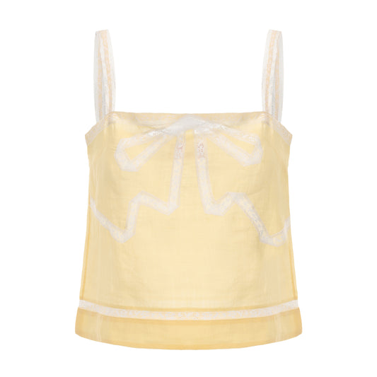 YELLOW BELLA BOW TOP