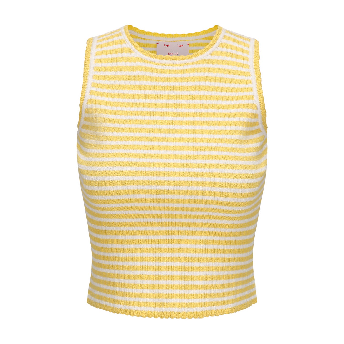 YELLOW MIMI VEST AND MIMI MINI SKIRT