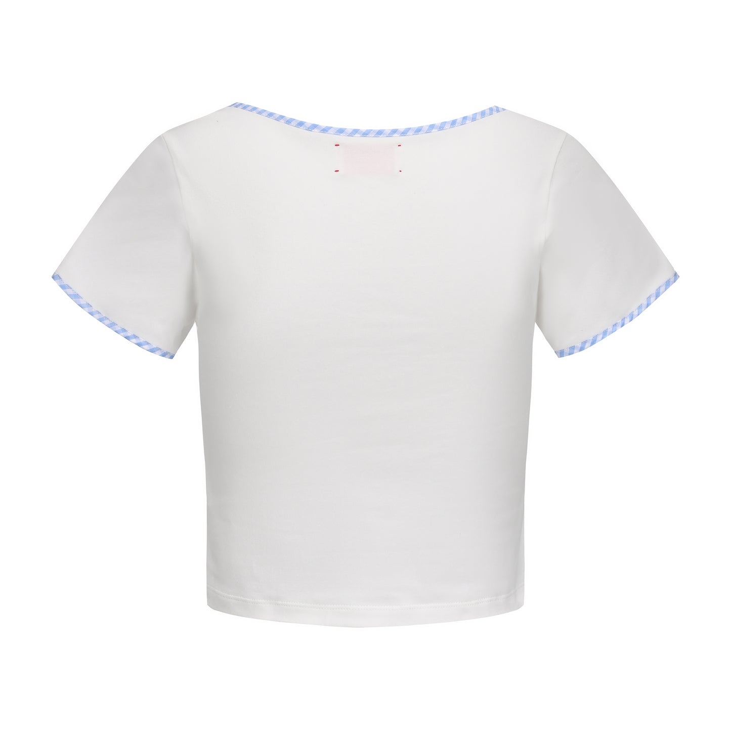 BLUE GINGHAM KINDERGARTEN T-SHIRT