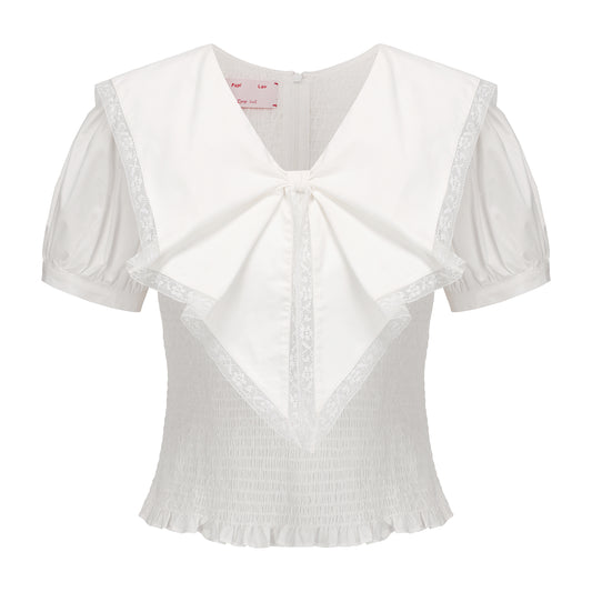 WHITE ORIGAMI SHIRT