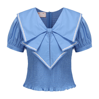 BLUE ORIGAMI SHIRT