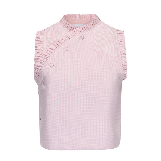 PINK GINGHAM NAINAI VEST