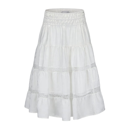 WHITE JACQUARD AMBER TOP