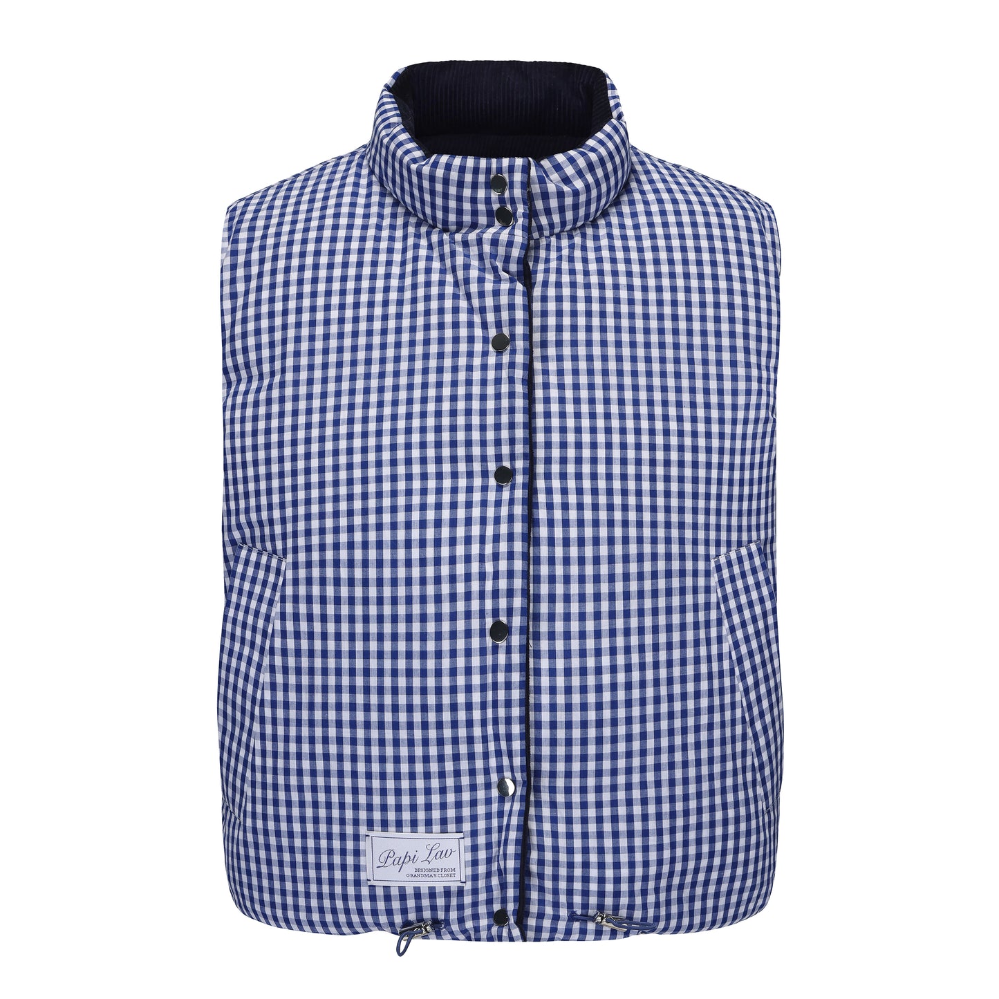 BLUE GRANDMA'S VEST