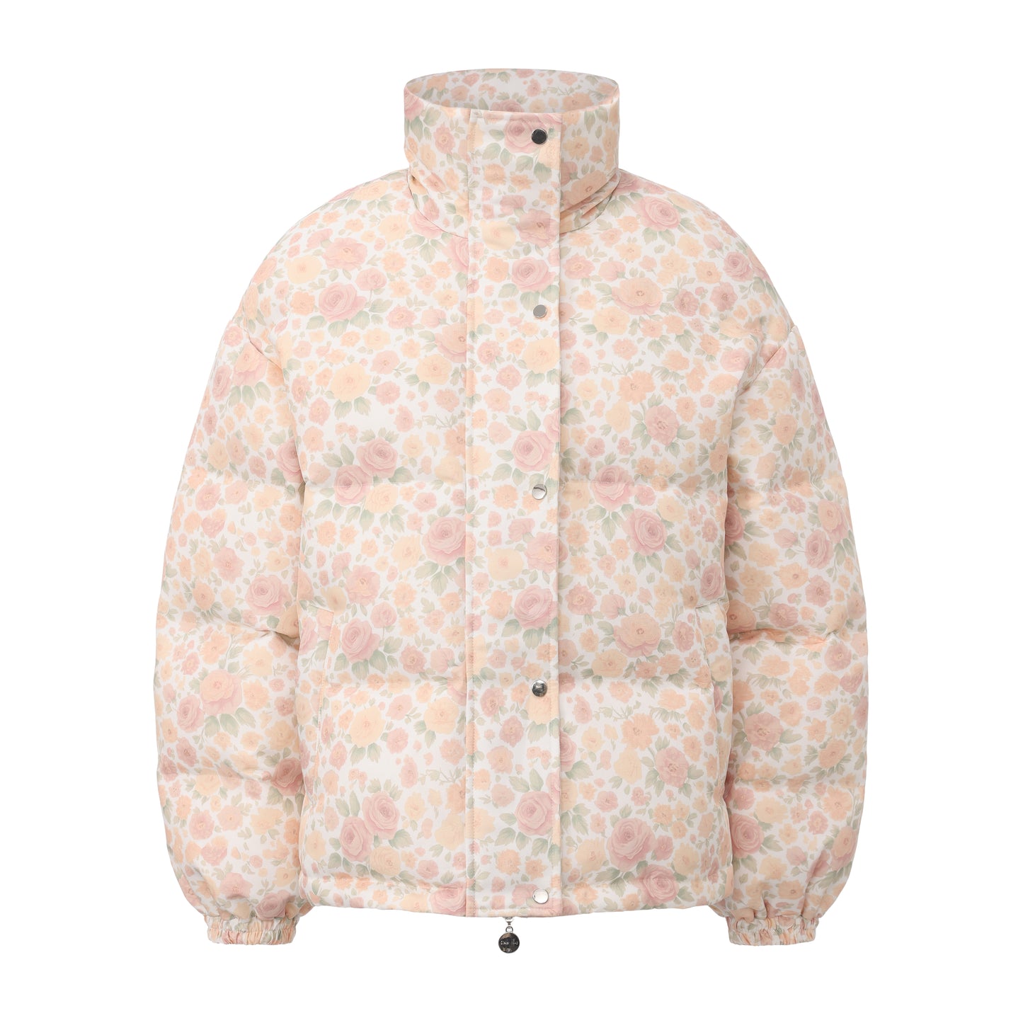 ROSE PRINT LUNA FLORAL DOWN JACKET